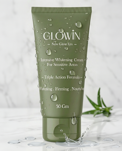 Glowin Triple-Action Brightening Cream For Sensitive Areas – 50g