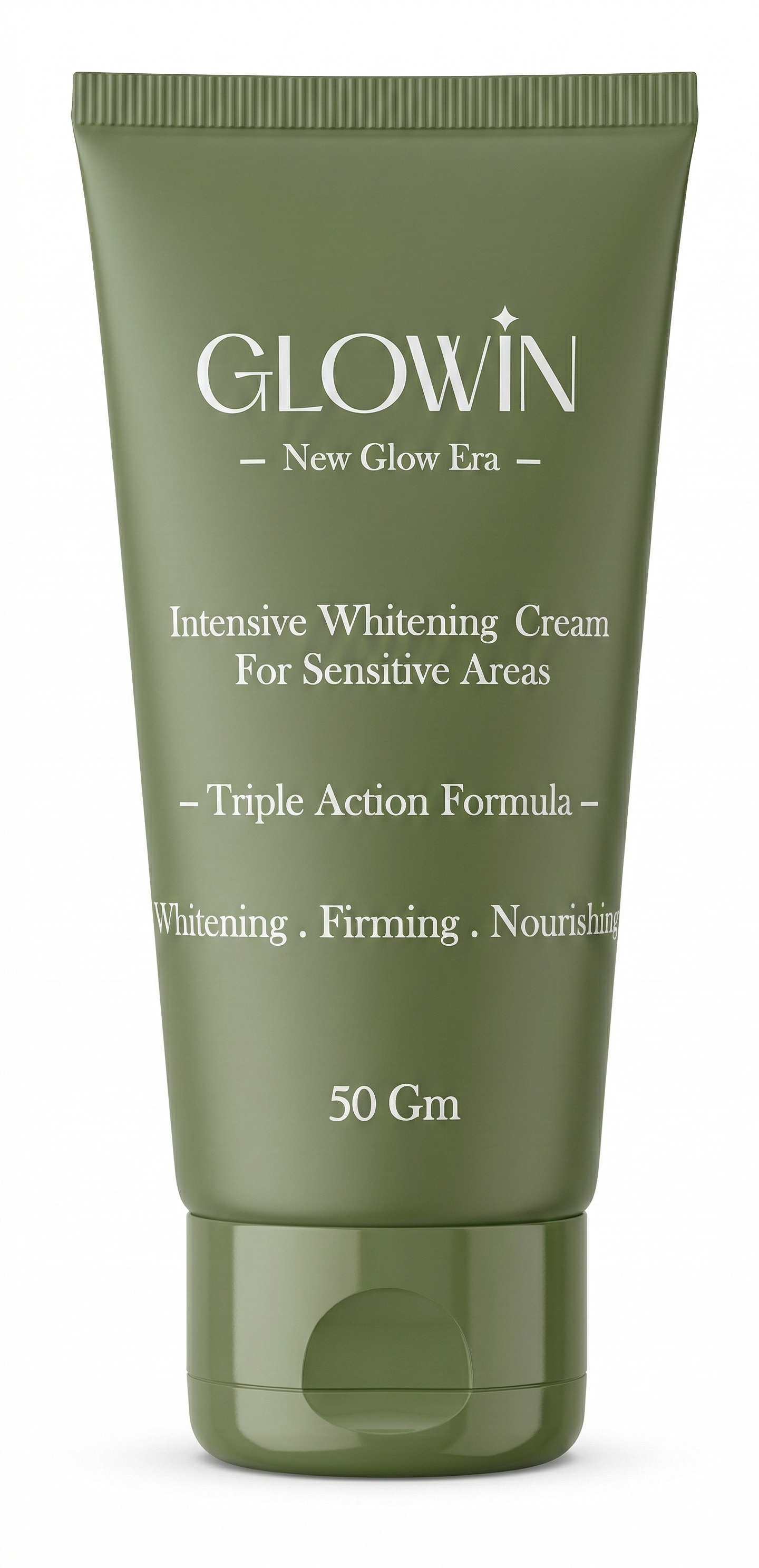 Glowin Triple-Action Brightening Cream For Sensitive Areas – 50g