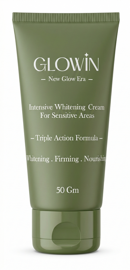 Glowin Triple-Action Brightening Cream For Sensitive Areas – 50g